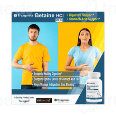 Trexgenics Betaine Hcl 650mg Veg Capsule 60