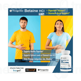 Trexgenics Betaine Hcl 650mg Veg Capsule 60