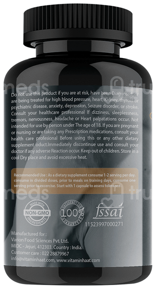 Vitaminhaat Yohimbine Hcl Pro Lean Series Veg Capsule 90
