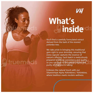 Vitaminhaat Yohimbine Hcl Pro Lean Series Veg Capsule 90