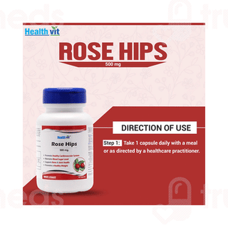 Healthvit Rose Hips 500mg Capsule 60