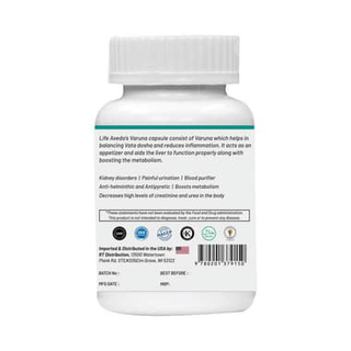 Life Aveda Varuna Veg Capsule 60