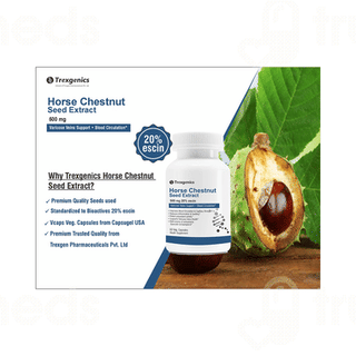 Trexgenics Horse Chestnut Seed Extract 500mg Veg Capsule 60