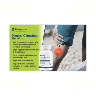 Trexgenics Horse Chestnut Seed Extract 500mg Veg Capsule 60