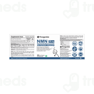 Trexgenics Nmn Nicotinamide Mononucleotide Veg Capsule 30