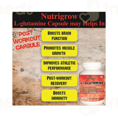 Nutrigrow L Glutamine Veg Capsule 60