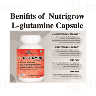 Nutrigrow L Glutamine Veg Capsule 60
