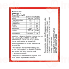 Nutrigrow L Glutamine Veg Capsule 60