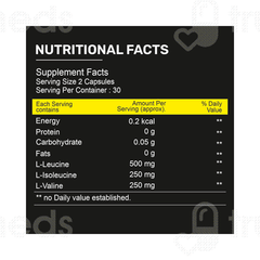 Healthvit Bcaa 2:1:1 Capsule 60