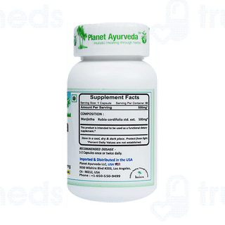 Planet Ayurveda Manjishtha Vege Capsule 60