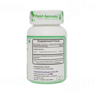 Planet Ayurveda Neem Vege Capsule 60