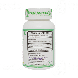 Planet Ayurveda Neem Vege Capsule 60