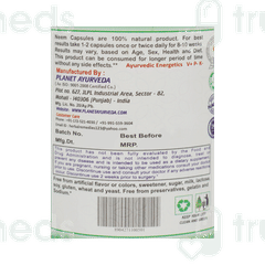 Planet Ayurveda Neem Vege Capsule 60
