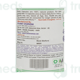 Planet Ayurveda Neem Vege Capsule 60