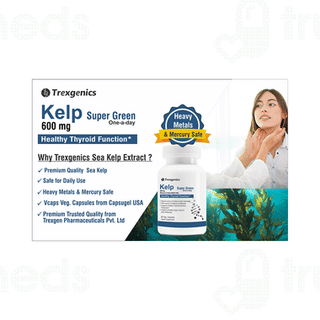 Trexgenics Kelp Extract Super Green 600mg Veg Capsules 60
