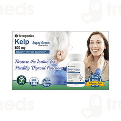 Trexgenics Kelp Extract Super Green 600mg Veg Capsules 60