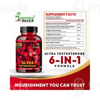 Humming Herbs Ultra Testosterone Maximize Power Capsule 90