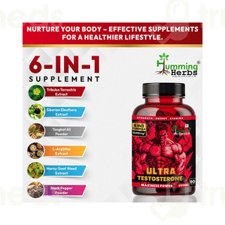 Humming Herbs Ultra Testosterone Maximize Power Capsule 90