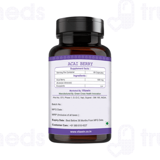 Vitawin Acai Berry Vegetarian Capsule 60