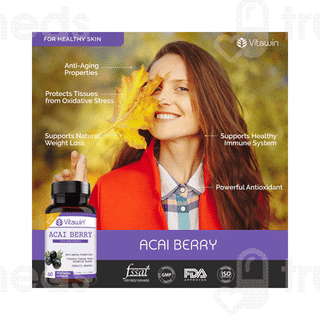 Vitawin Acai Berry Vegetarian Capsule 60