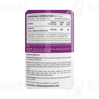 Healthy Hey Nutrition Selenium Vegetable Capsule 60