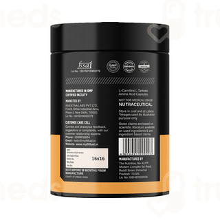Myfitfuel L Carnitine L Tartrate Capsule 120