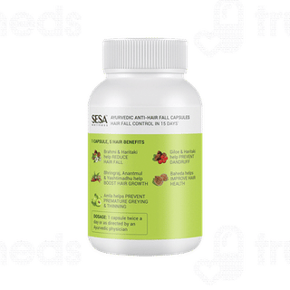 Sesa Ayurvedic Anti Hair Fall Veg Capsule 60