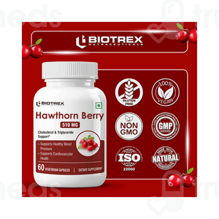 Biotrex Hawthorn Berry 510mg Veg Capsule 60