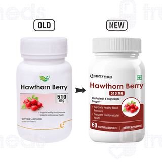 Biotrex Hawthorn Berry 510mg Veg Capsule 60