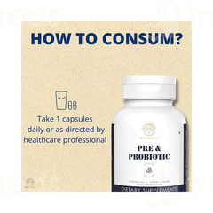 Newtreesun Pre & Probiotic Vegetarian Capsule 60