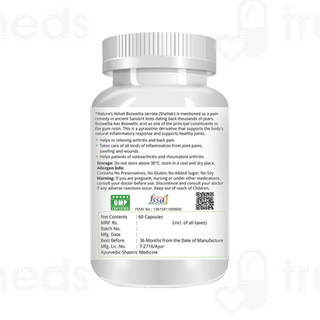 Natures Velvet Boswellia Veg Capsule 60