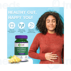 Pure Nutrition Digestive Enzymes With Bromelain Veg Capsule 60