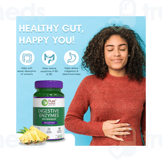 Pure Nutrition Digestive Enzymes With Bromelain Veg Capsule 60