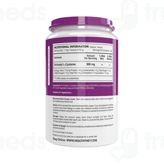 Healthy Hey Nutrition N Acetyl L Cysteine Capsule 120