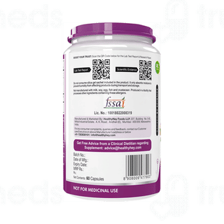 Healthy Hey Nutrition Rosehip Extract 500mg Vegetable Capsule 60