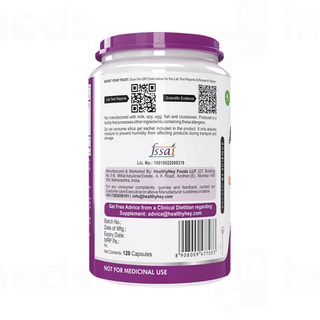 Healthy Hey Nutrition Ashwagandha Vegetable Capsule 120