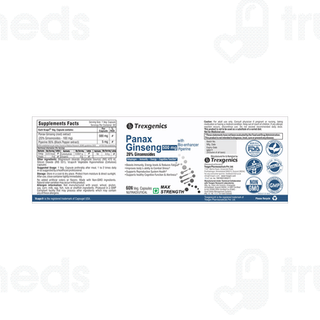 Trexgenics Panax Ginseng Veg Capsule 60