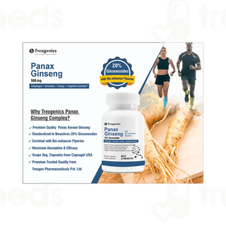 Trexgenics Panax Ginseng Veg Capsule 60