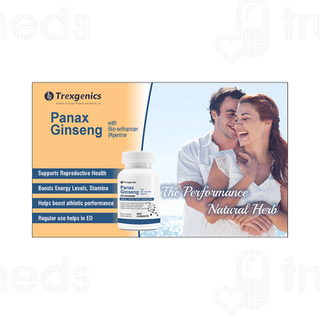 Trexgenics Panax Ginseng Veg Capsule 60