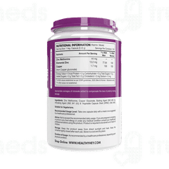 Healthy Hey Nutrition Zinc Methionine + Copper Vegetable Capsule 120