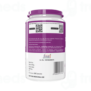 Healthy Hey Nutrition Zinc Methionine + Copper Vegetable Capsule 120