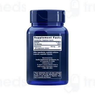 Life Extension Magnesium 100mg Vegetarian Capsule 100