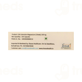 Life Extension Magnesium 100mg Vegetarian Capsule 100