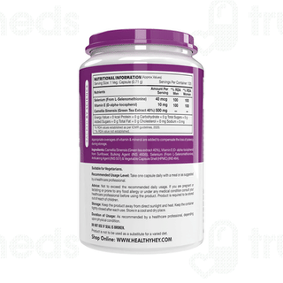 Healthy Hey Nutrition Selenium + Natural Vitamin E & Green Tea Vegetable Capsule 120