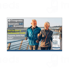 Trexgenics Quercetin 400mg Bromelain 200mg Veg Capsule 30