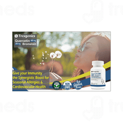 Trexgenics Quercetin 400mg Bromelain 200mg Veg Capsule 30