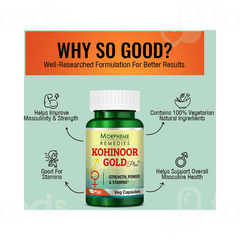 Morpheme Remedies Kohinoor Gold Plus Veg Capsule 60