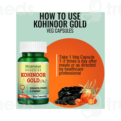 Morpheme Remedies Kohinoor Gold Plus Veg Capsule 60