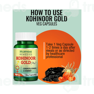 Morpheme Remedies Kohinoor Gold Plus Veg Capsule 60