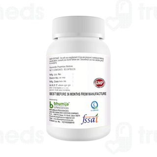 Bhumija Lifesciences Psyllium Seed Husk Capsule 60